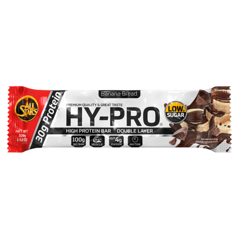 All Stars Hy-Pro Protein Bar Banana Bread 100g